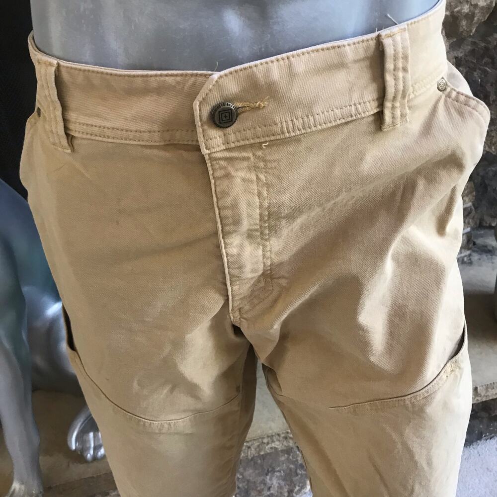5.11. Tactical Cotton Cream Cargo Pants Men’s Size 40 x 30 - Picture 6 of 10